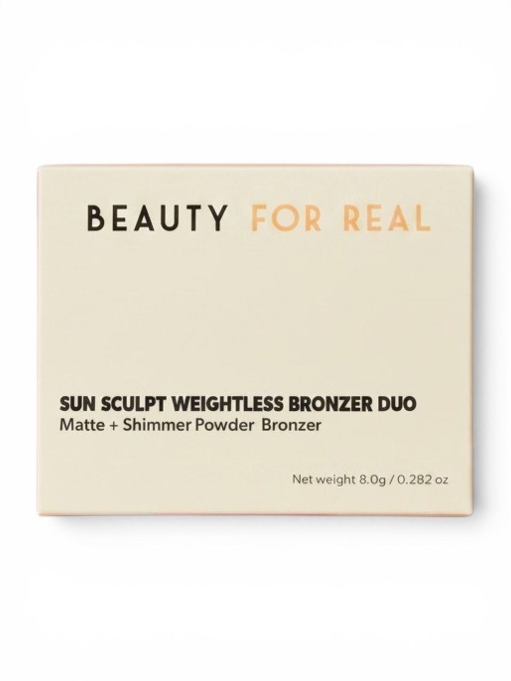 Beauty For Real Sun Sculpt Weightless Bronzer Duo NIB Matte‎ + Shimmer
